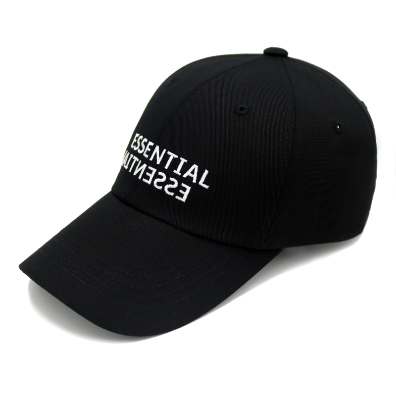 ESSENTIAL_REVERSE - WHITE BLACK COLOR BALL CAP