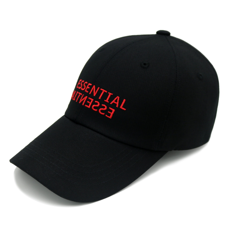 ESSENTIAL_REVERSE - RED BLACK COLOR BALL CAP